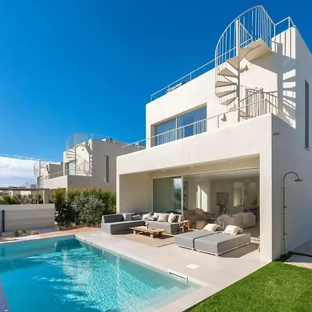 Modern Mediterranean Heated Pool Rooftop Jacuzzi Outdoor Kitchen Near Faro Arkeo Premium Вилла Алмансил