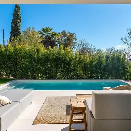 Modern Mediterranean Heated Pool Rooftop Jacuzzi Outdoor Kitchen Near Faro Arkeo Premium וילה *